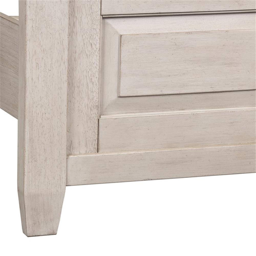 Liberty Furniture Heartland King Panel Bed - Antique White