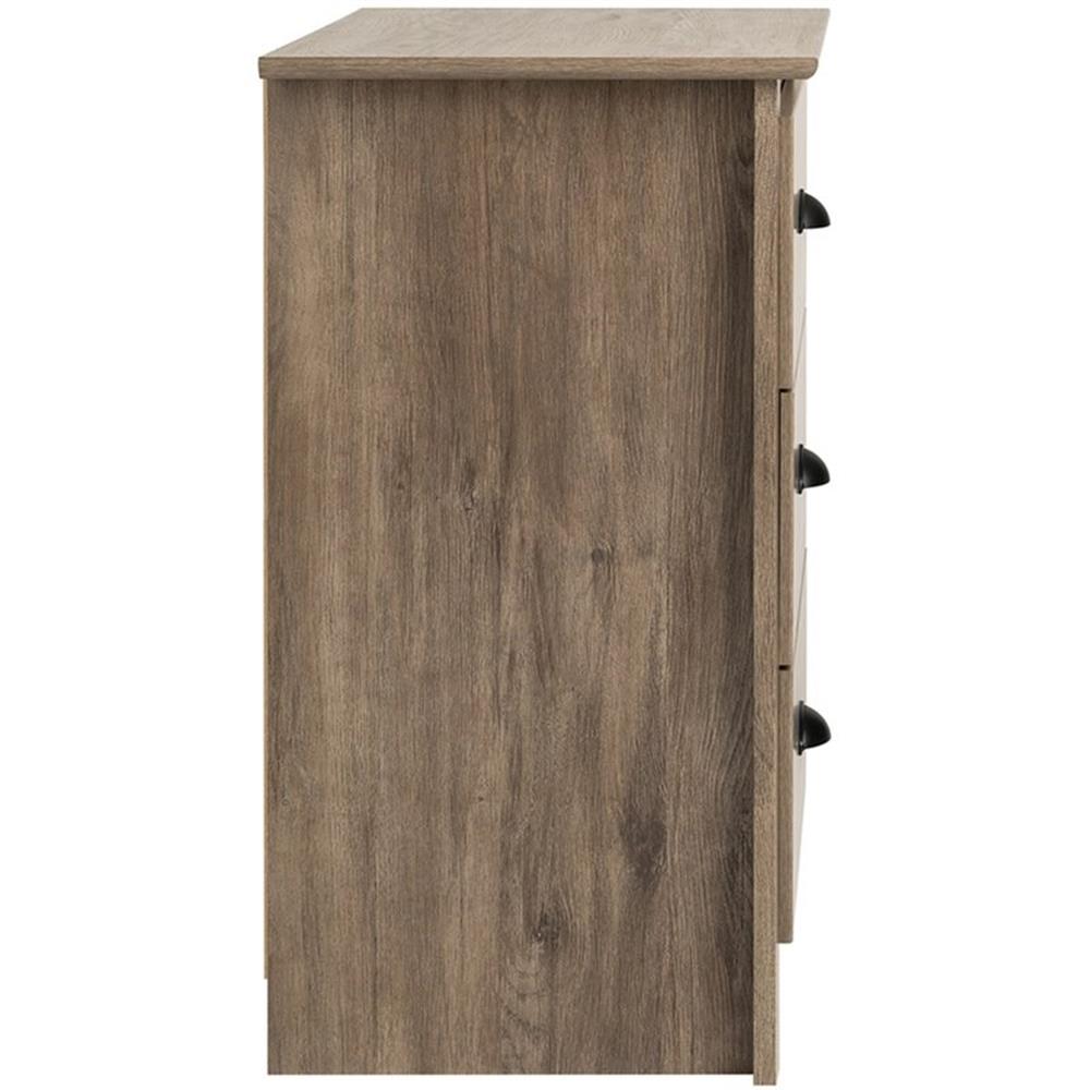 Prepac Sonoma 23 in. 3-Drawer Engineered Wood Nightstand in Drifted Gray - Picture 6 of 7