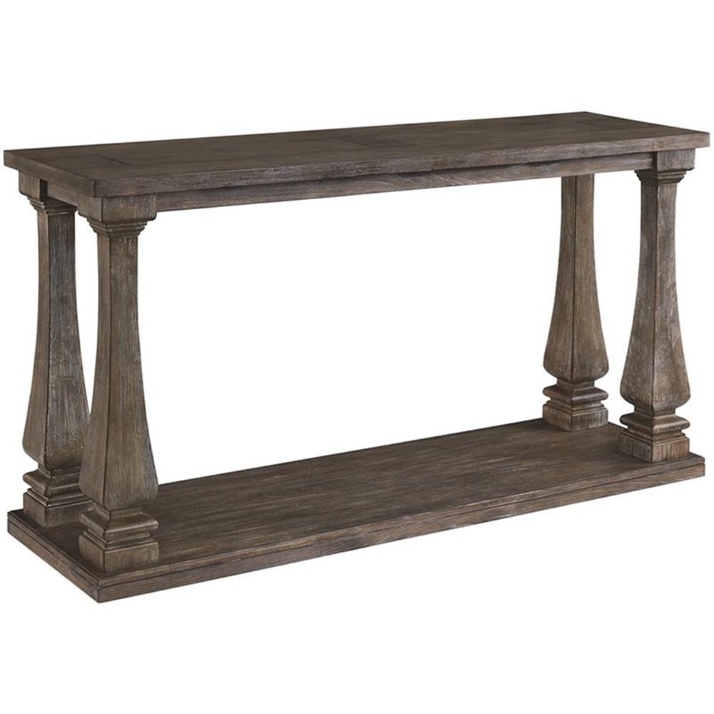 Signature Design by Ashley Johnelle Console Table in Gray - Picture 1 of 5