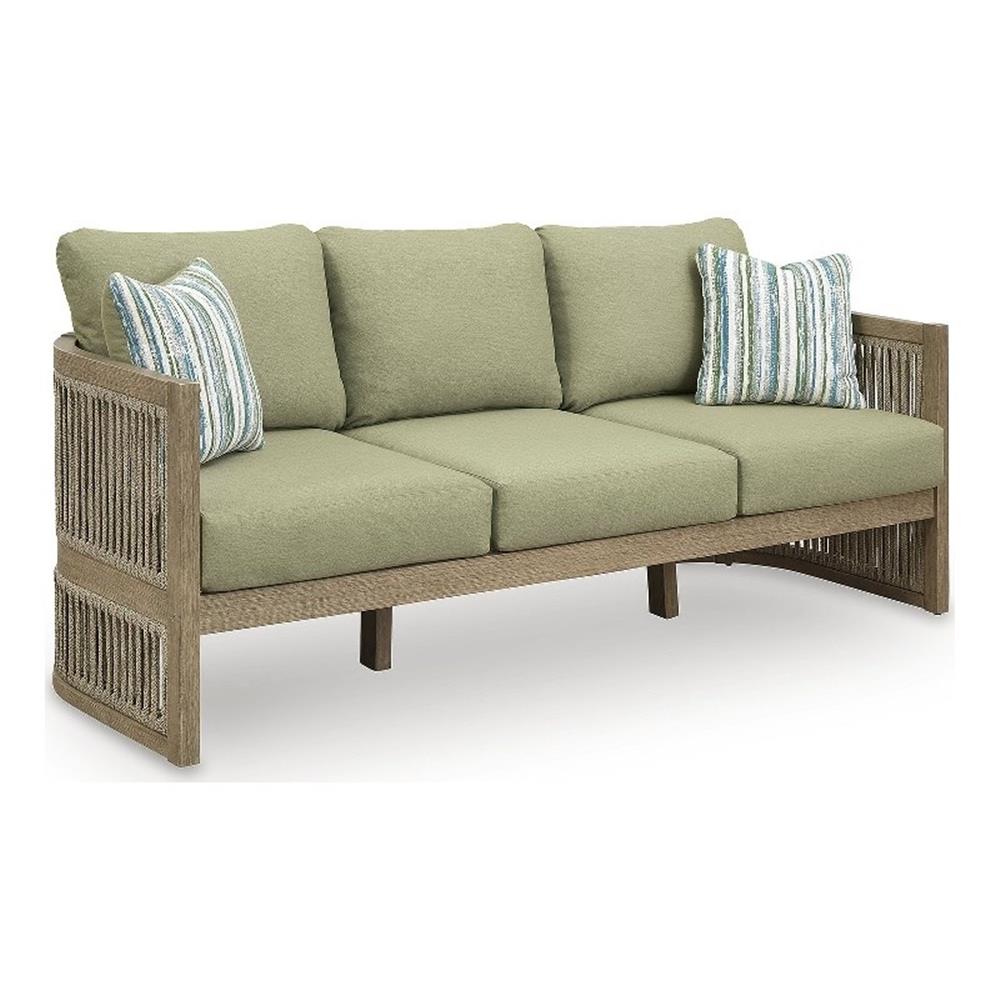 Signature Design by Ashley Kelp Quill Outdoor Sofa with Cushion