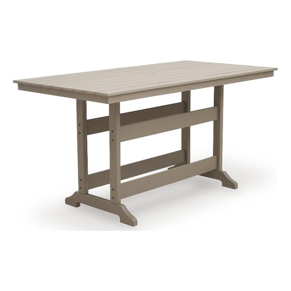 Signature Design by Ashley Pollen Vista Outdoor Counter Height Dining Table