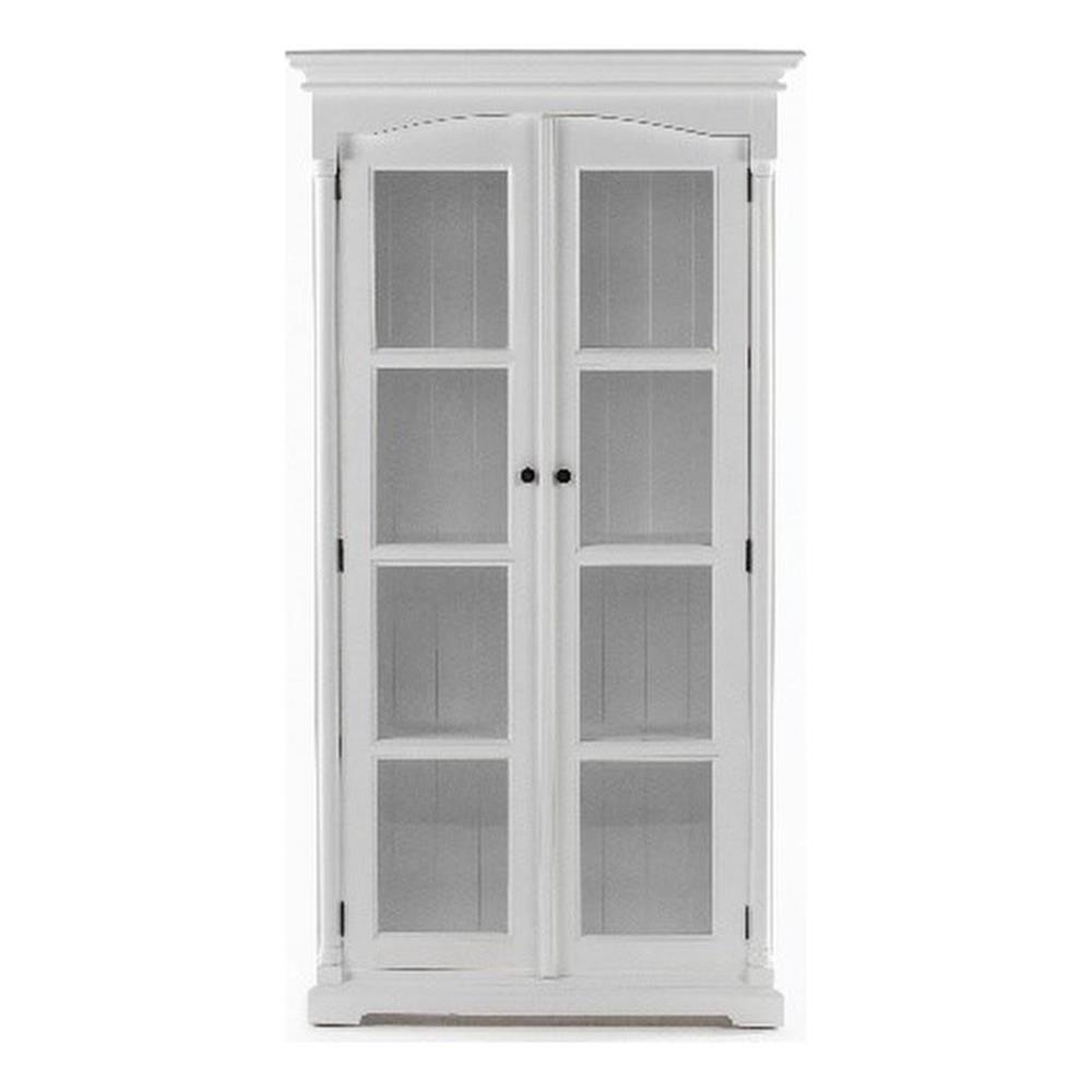 NovaSolo Double Vitrine Provence Cabinet in White