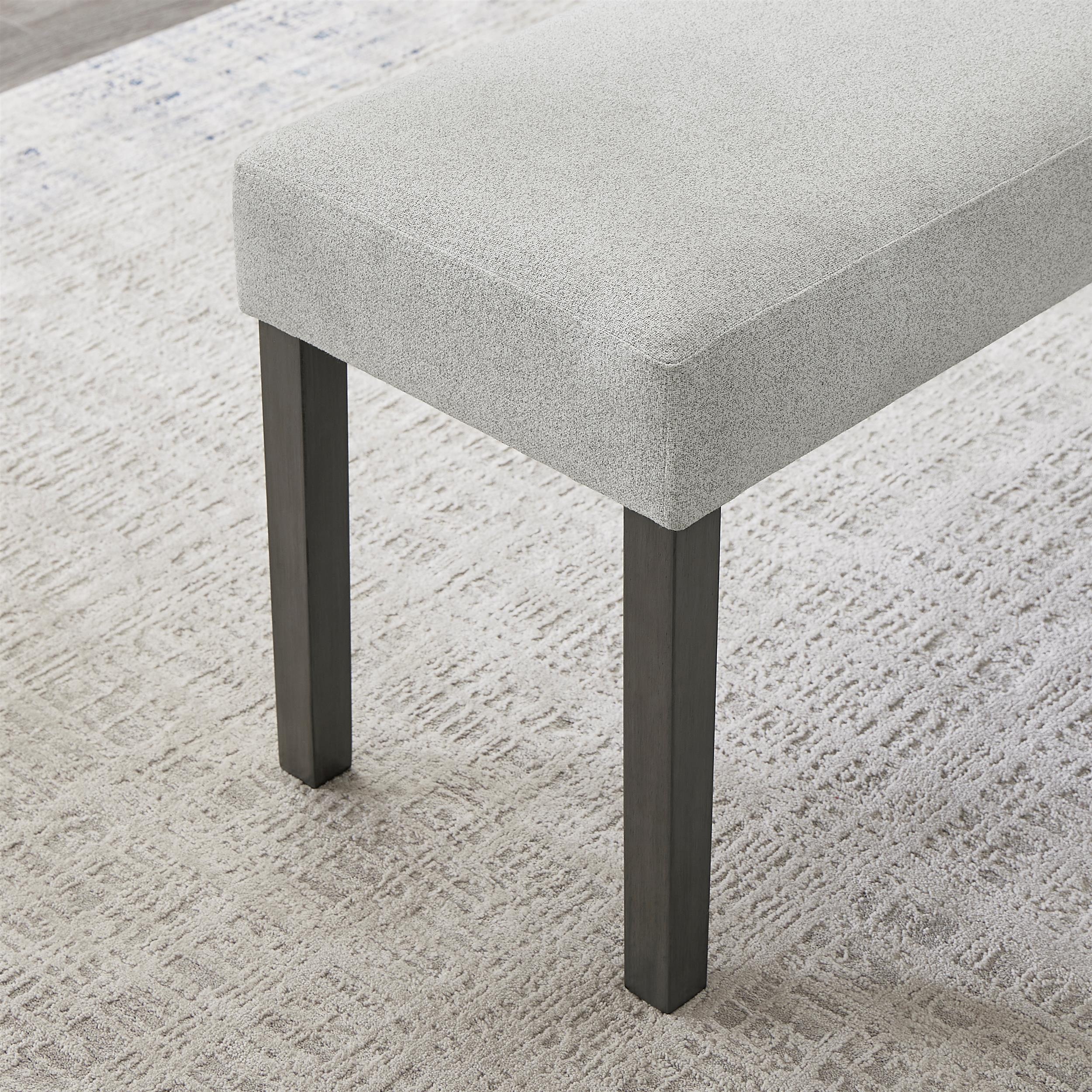 Selena Light Gray Fabric Upholstered 40