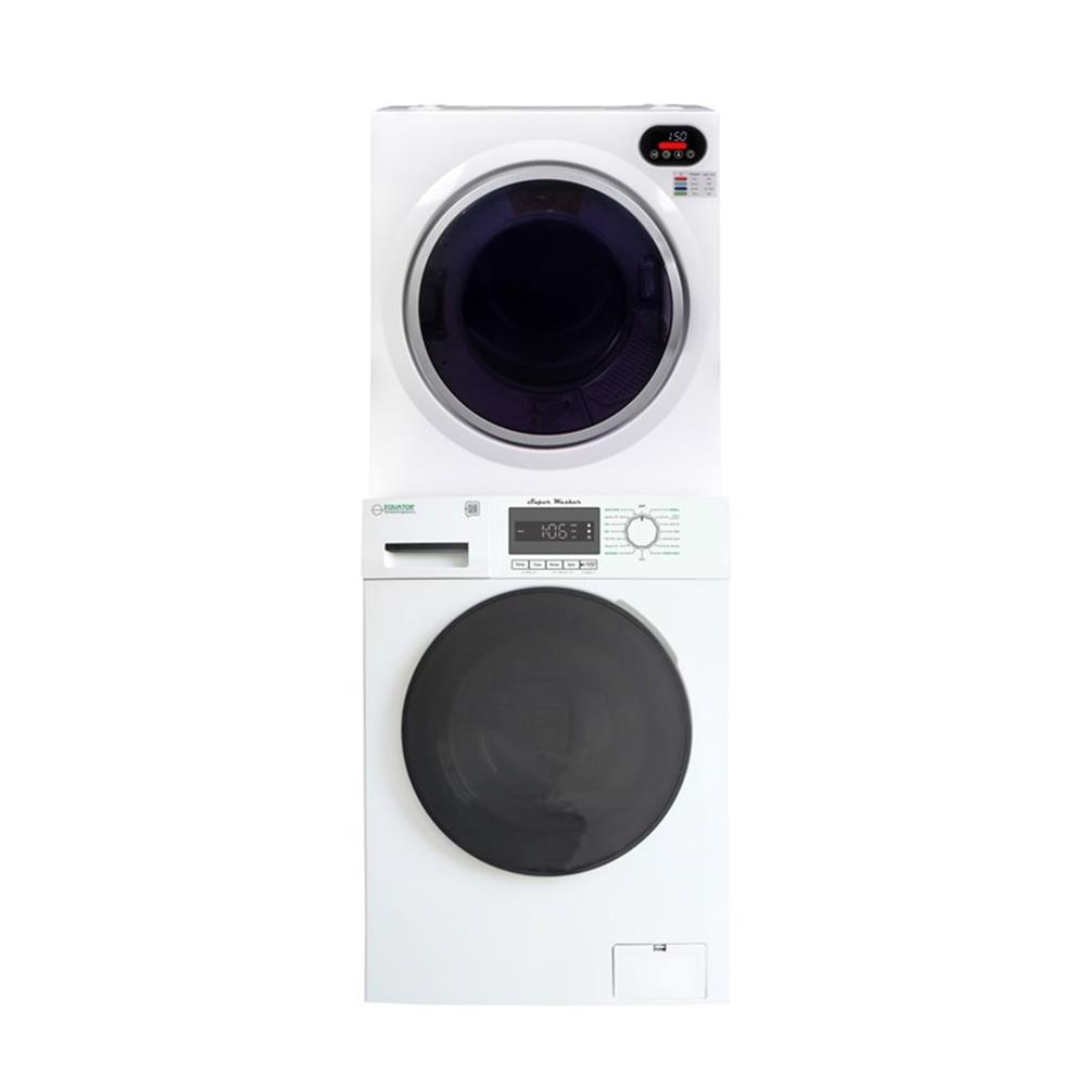 Equator COMPACT STACKABLE LAUNDRY Washer EW 822 1.57cf + Dryer ED 848 2.6cf 110V