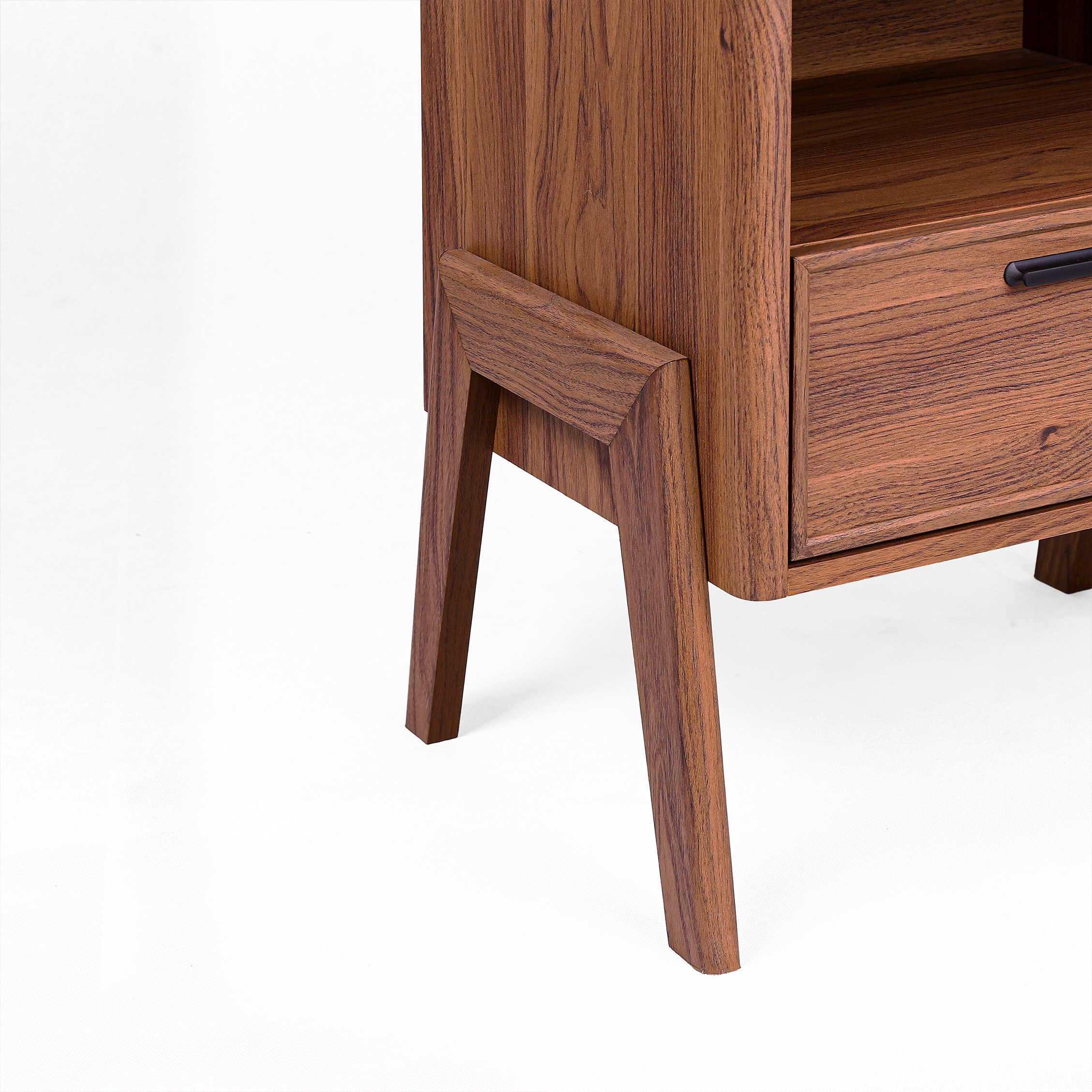 New Pacific Direct Heaton Side Table 1 Drawer in Walnut