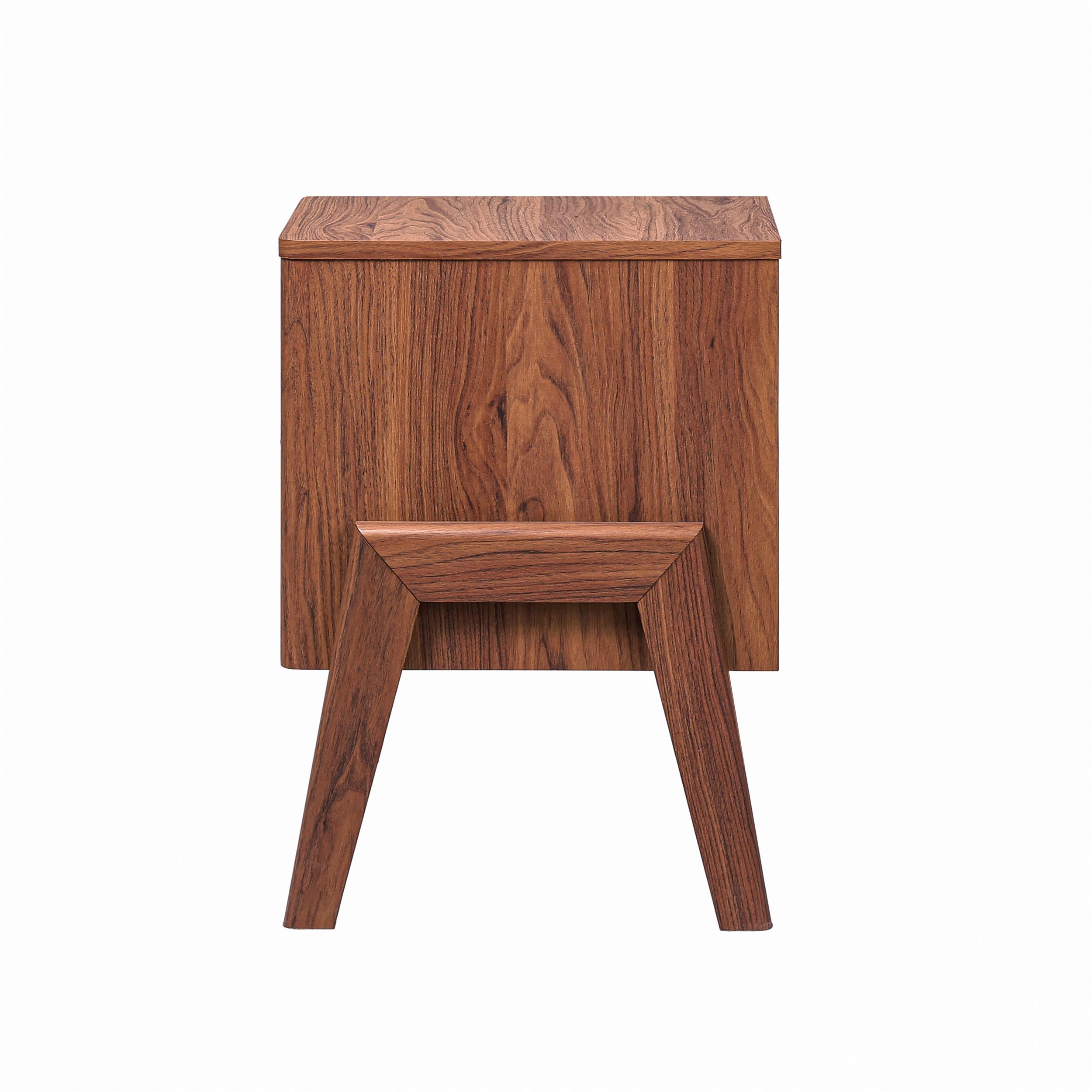New Pacific Direct Heaton Side Table 1 Drawer in Walnut