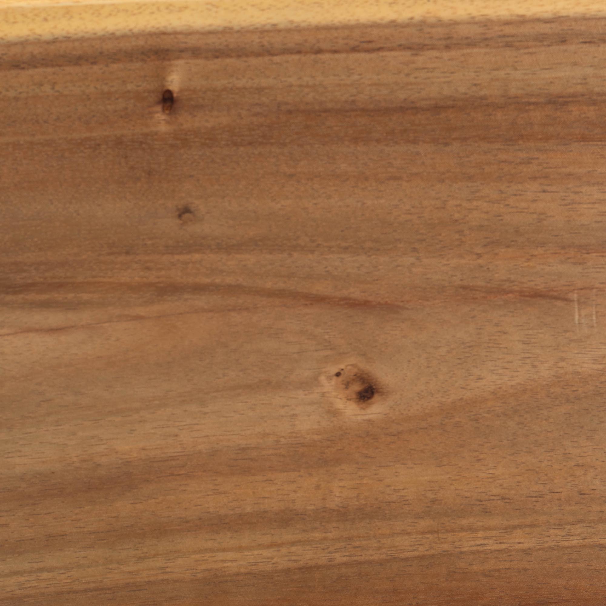 bali & pari Luli Suar Wood Bar Stool - Handcrafted Solid Wood Stool - Bild 2 von 3