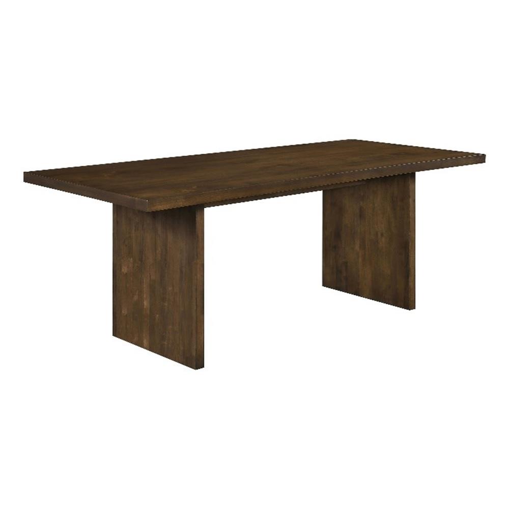 Coaster Decker 82-Inch Rectangular Wood Dining Table in Walnut