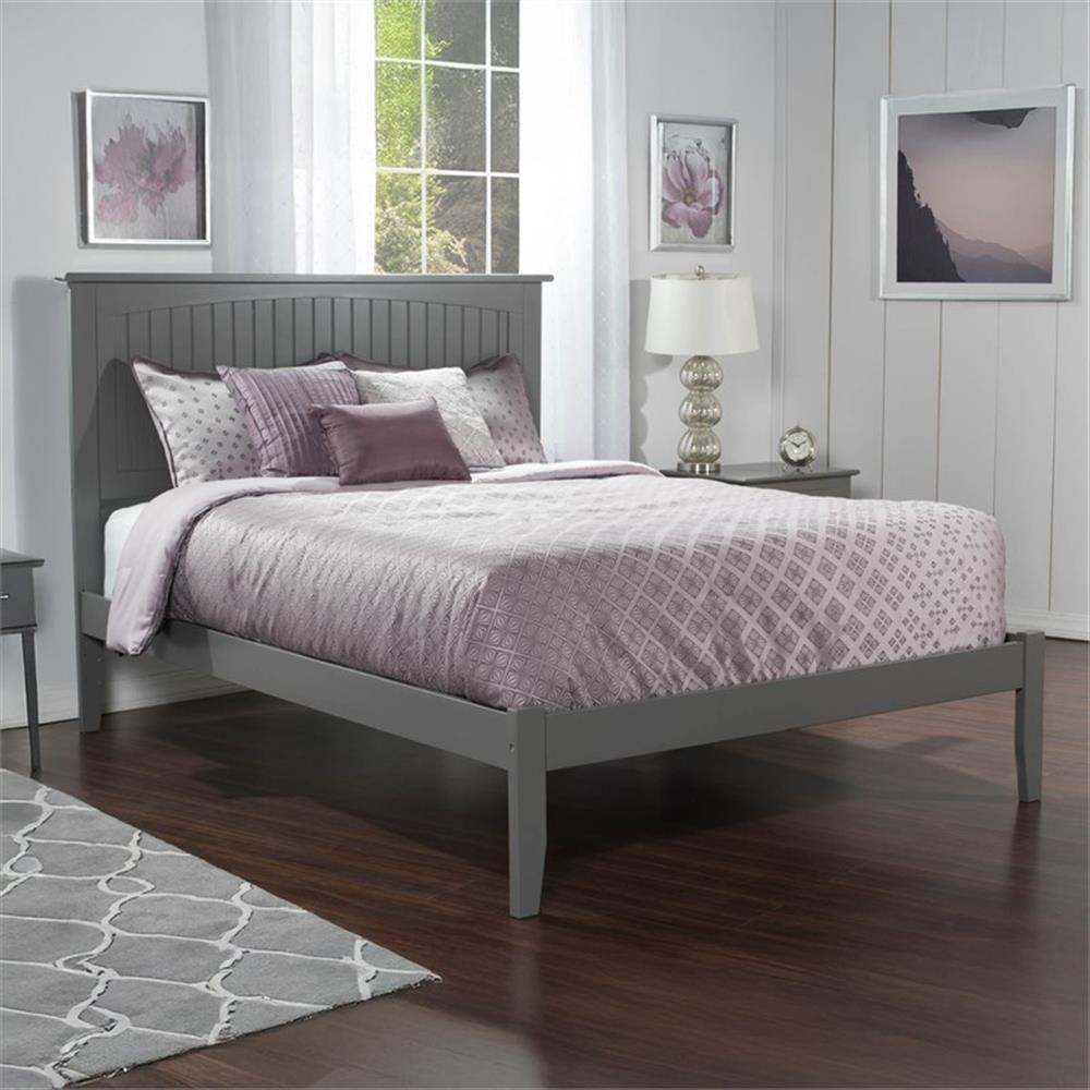 AFI Nantucket Queen Solid Wood Platform Bed with USB Chargin